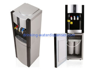 Free Standing 3 Tap Water Dispenser , Pipeline Water Dispenser With Filtration System